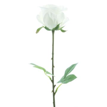 Velvet rose RUYUN, white, 18"/45cm