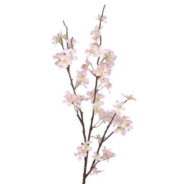 Decorative apple blossom branch LOUISA, flowering, pink-white, 33"/85cm