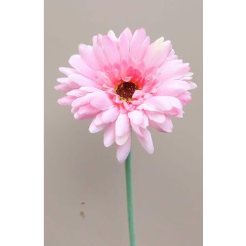 Artificial flower Gerbera TEUDELINDE, pink, 22"/55cm, Ø3.1"/8cm