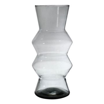 Vase ERCELINA made of glass, recycled, clear, 27cm, Ø13cm