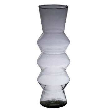 Vase ERCELINA made of glass, recycled, clear, 36cm, Ø13cm