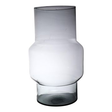 Flower vase FORTUNATO made of glass, recycled, clear, 40cm, Ø24cm