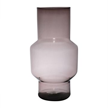 Flower vase FORTUNATO made of glass, recycled, violet-clear, 40cm, Ø24cm