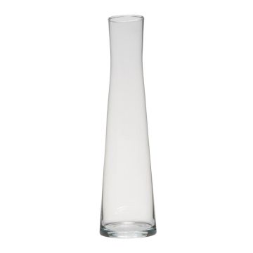 Slim flower vase SYRMA made of glass, transparent, 30cm, Ø8cm