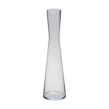 Slim flower vase SYRMA made of glass, transparent, 50cm, Ø12cm