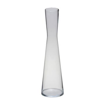 Slim flower vase SYRMA made of glass, transparent, 60cm, Ø14,5cm