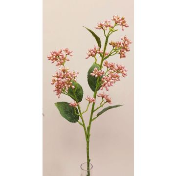 Artificial viburnum branch LABIBA, pink, 24"/60cm