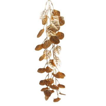 False eucalyptus branch DIEMEL, gold, 30"/75cm