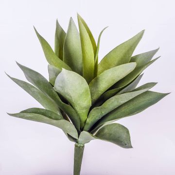 Plastic Agave DESIREE on spike, green, 10"/25cm, Ø 10"/25cm