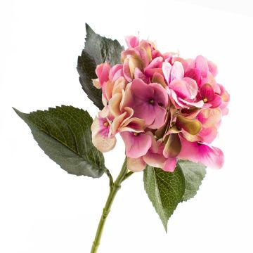 Artificial Hydrangea GABRIELLA, pink, 20"/50cm, Ø 7"/18cm