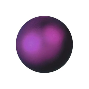 Christmas baubles FABIANA, 48 pcs, metallic violet, Ø 1.4"/3,5 cm