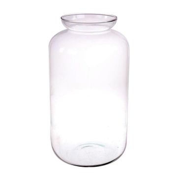 Glass vase WILLIE, recycled, transparent, 20"/51cm, Ø9"/23cm