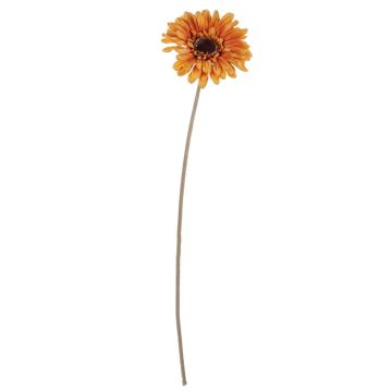 Decorative flower Gerbera TUNGUSKA, dry look, orange, 20"/50cm