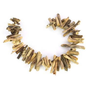 Driftwood garland WENDY, beige-brown, 3ft/105cm