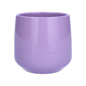 Ceramic planter ZIOKA, purple, 8.2"/20,8cm, Ø9.2"/23,5cm