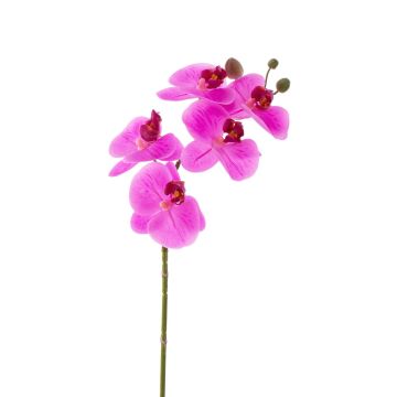 Artificial Phalaenopsis orchid twig EMILIA, pink, 24"/60cm