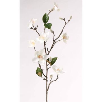 Artificial flower magnolia MASAHI, cream, 3ft/90cm, Ø 1.6"-3.1"/4-8cm