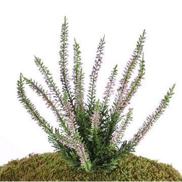 Decorative heather IMKE to plug in, pink, 10"/25cm, Ø 0.4"/1cm