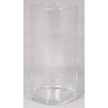 Floor vase SANYA OCEAN, cylinder/round, clear, 12"/30cm, Ø6"/15cm