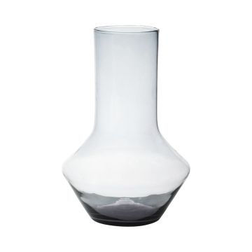 Flower vase ENEDINA made of glass, recycled, clear, 40cm, Ø26cm