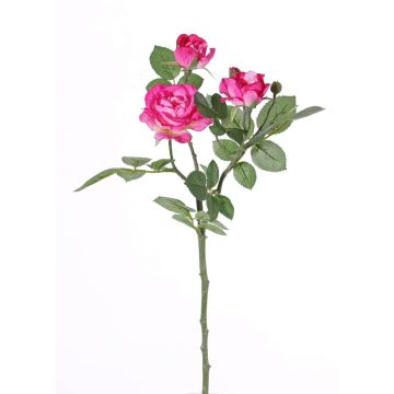 Artificial rose CORALEE, pink, 20"/50cm, Ø 1.2"-2.8"/3-7cm