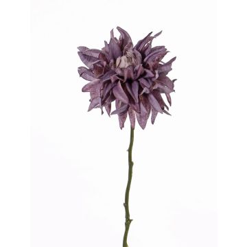 Decorative dahlia SMILA, violet, 22"/55cm, Ø 4.7"/12cm