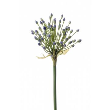 Artificial ornamental allium KATYNA, blue, 28"/70cm