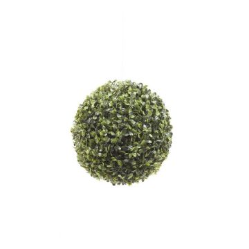 Decorative boxwood ball FRITZ on plastic grid, Ø 8"/20cm