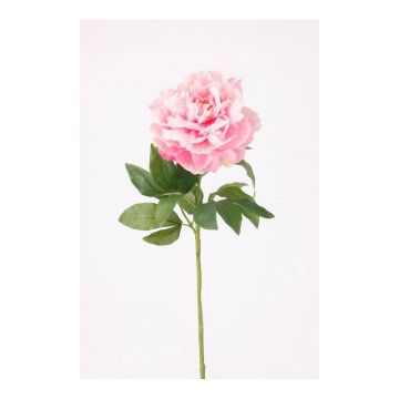 Silk peony DIVIN, pink, 26"/65cm