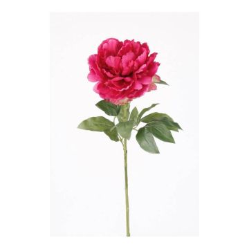 Silk peony DIVIN, pink, 26"/65cm