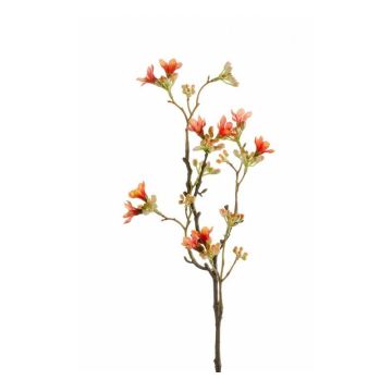 Decorative seven-son flower HEDDA, orange, 18"/45cm