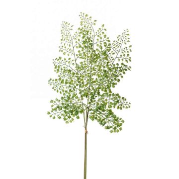 Artificial maidenhair fern branch HALIMA, green, 24"/60cm