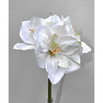 Artificial flower Amaryllis MARKUNO, cream-white, 24"/60cm