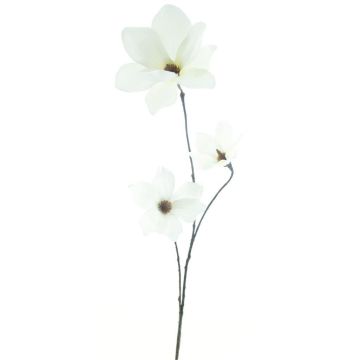 Decorative branch Magnolia MAZANA, cream, 31"/80cm