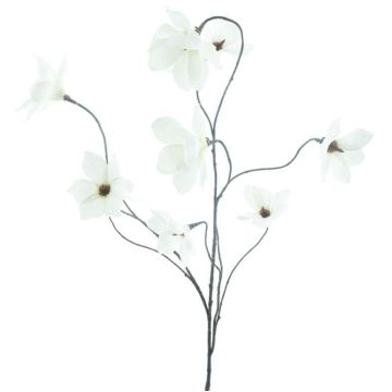 Decorative branch Magnolia MAZANA, cream, 4ft/125cm