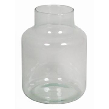 Flower vase SIARA made of glass, clear, 8"/20cm, Ø6"/15cm