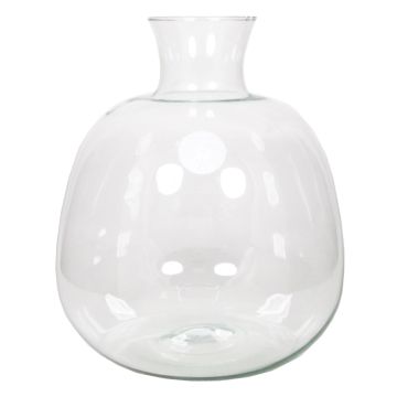 Flower vase ASUMINI made of glass, clear, 11"/28,5cm, Ø10"/24,5cm