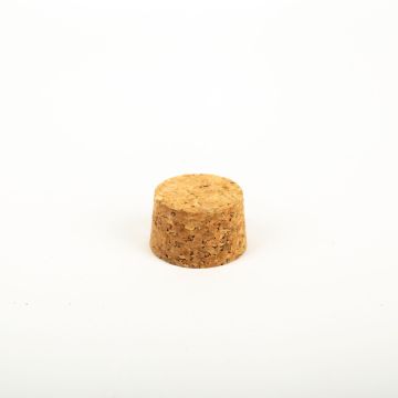 Pointed cork stopper SERILDA made of agglomerated cork, natural, 1"/2,5cm, Ø1.5"/3,8/1.7"/4,2cm