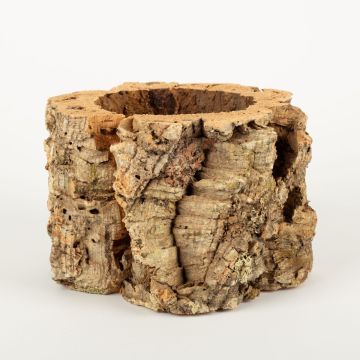 Cork bark flower pot ORSINO, natural, 6"/15cm, Ø9"-9"/22-24cm