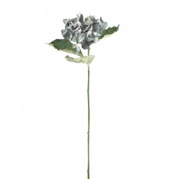 False flower Hydrangea GUNILLA, Eco Collection, grey-blue, 24"/60cm, Ø4.7"/12cm