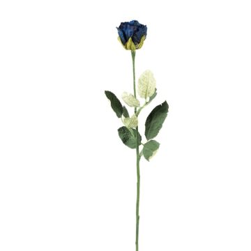 False rose FREIDA, Eco Collection, royal blue, 24"/60cm, Ø1.6"/4cm