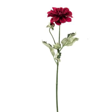 False flower Dahlia GINGER, Eco Collection, dark pink, 24"/60cm, Ø4"/10cm