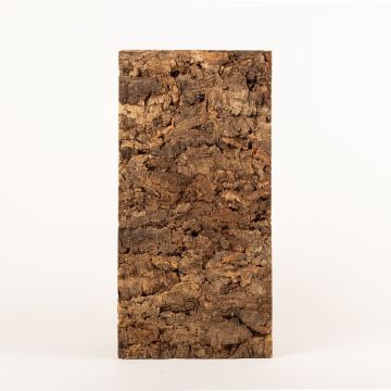 Natural cork board RATANA on agglomerated cork support, dark brown, 24"x12"/60x30cm, thickness 0.8"-1.2"/2-3cm